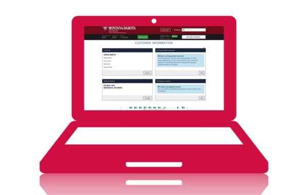 online account services profile management