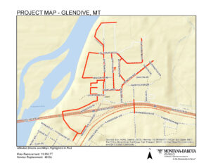 glendive montana pipeline replacement project