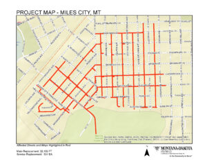 miles city montana pipeline replacement project